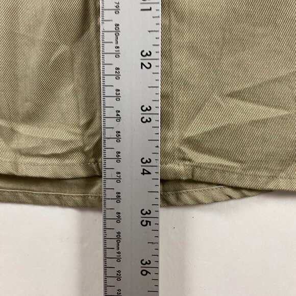 Vintage G Unit Khaki Shirt Men's Large Button Down Up Safari Cotton Poplin - Picture 12 of 13